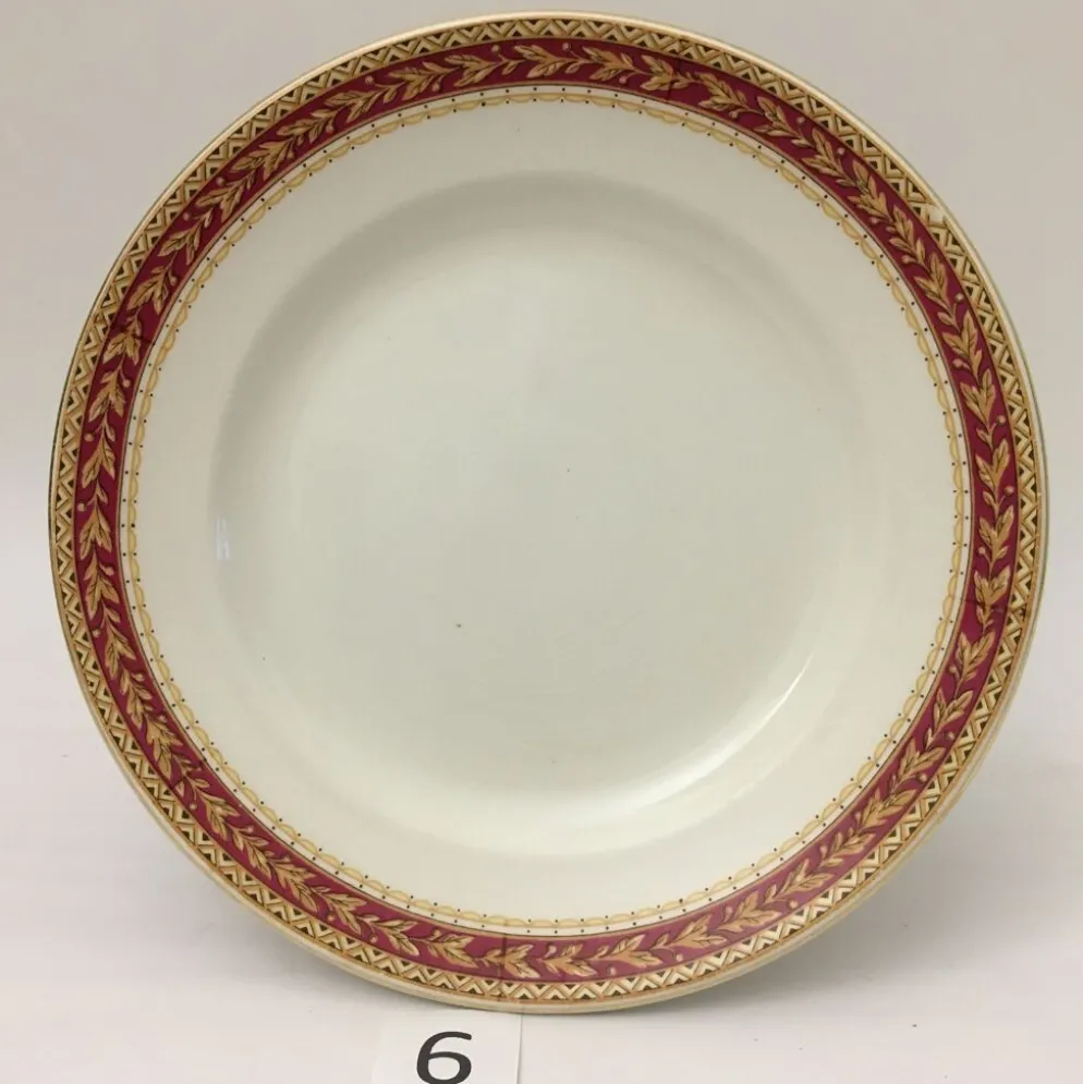 Lot de 6 assiettes à dessert “britamic lifelong ironstone england”
