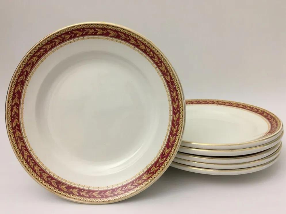 Lot de 6 assiettes à dessert “britamic lifelong ironstone england”