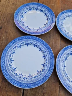 Lot De 4 Assiettes À Dessert Creuil Et Montereau
