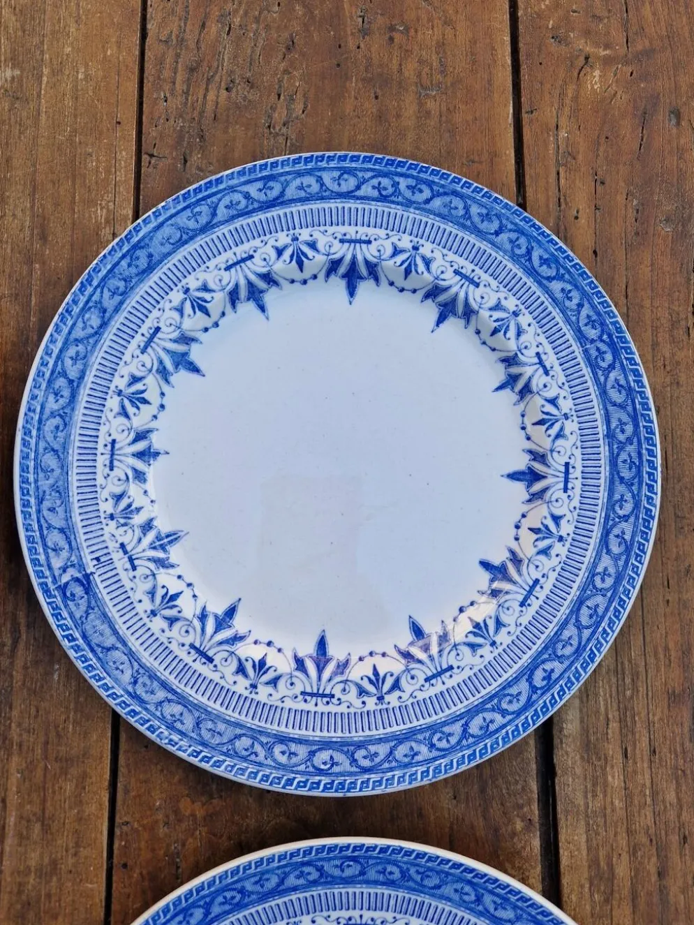 Lot De 4 Assiettes À Dessert Creuil Et Montereau