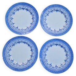 Lot De 4 Assiettes À Dessert Creuil Et Montereau