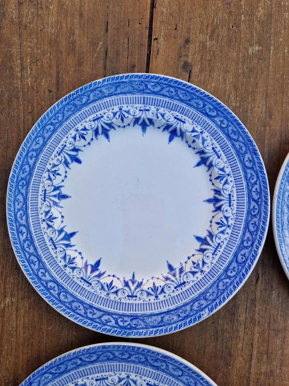 Lot De 4 Assiettes À Dessert Creuil Et Montereau