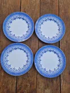 Lot De 4 Assiettes À Dessert Creuil Et Montereau