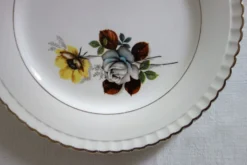 Lot de 6 assiettes à dessert Digoin modèle Veronese, années 50