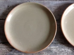 Lot de 5 assiettes à dessert en grès