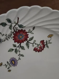 Lot de 6 assiettes à dessert KG Lunéville Service Fleurs des Indes