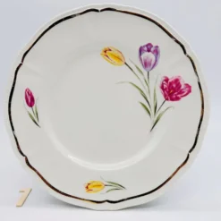 Lot de 6 assiettes à dessert « Longchamp – France »