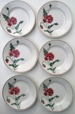 Lot de 6 assiettes à dessert
