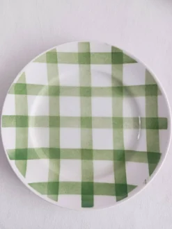 Lot de 5 assiettes à dessert Moulin des loups, Nappe