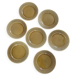 Lot de 7 assiettes à dessert Niderviller
