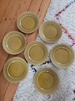 Lot de 7 assiettes à dessert Niderviller