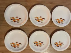 Lot de 6 assiettes à dessert ou à pain - 17 cm - vintage Bareuther