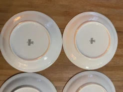 Lot de 6 assiettes à dessert ou à pain - 17 cm - vintage Bareuther