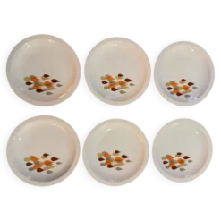 Lot de 6 assiettes à dessert ou à pain - 17 cm - vintage Bareuther