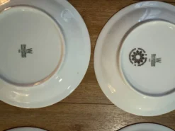 Lot de 12 assiettes à dessert ou à pain - 17 cm - vintage Bar