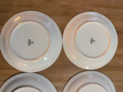 Lot de 12 assiettes à dessert ou à pain - 17 cm - vintage Bar