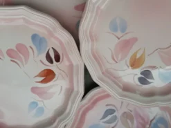Lot de 6 assiettes à dessert salins