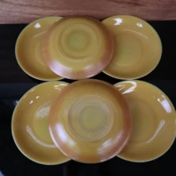 Lot de 6 assiettes à desserts Arcopal modèle Volcan