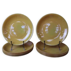 Lot de 6 assiettes à desserts Arcopal modèle Volcan