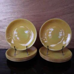 Lot de 6 assiettes à desserts Arcopal modèle Volcan