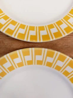 Lot de 4 assiettes à dessert Sarreguemines