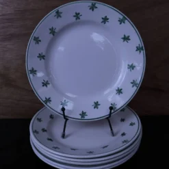 Lot de 6 assiettes à dessert 5200 Sarreguemines et Digoin Vintage