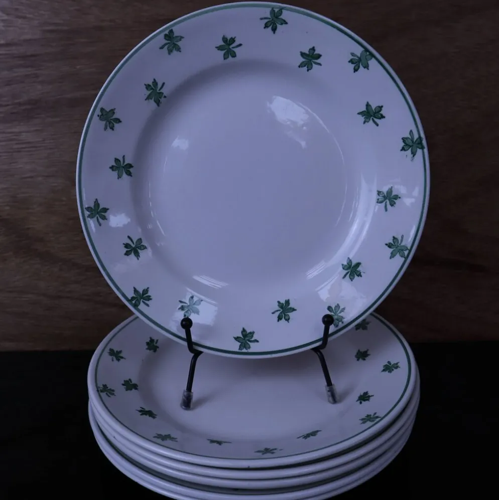 Lot de 6 assiettes à dessert 5200 Sarreguemines et Digoin Vintage