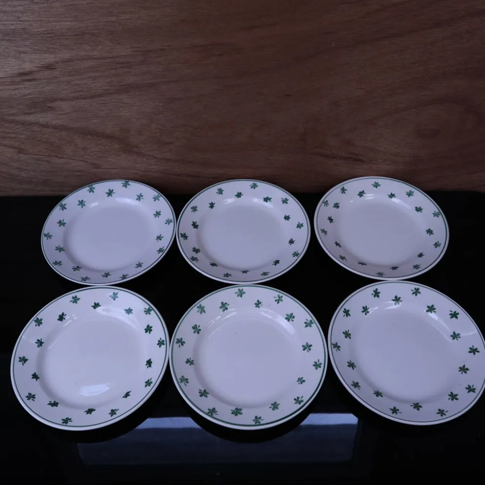 Lot de 6 assiettes à dessert 5200 Sarreguemines et Digoin Vintage