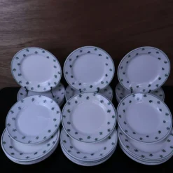 Lot de 6 assiettes à dessert 5200 Sarreguemines et Digoin Vintage