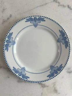 Lot de 6 assiettes à dessert Service Windsor Creil et Montereau 20,5cm