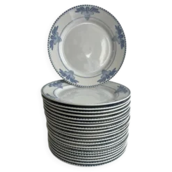 Lot de 22 assiettes à dessert Service Windsor Creil et Montereau