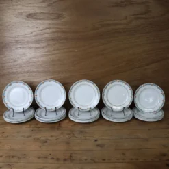 Lot de 6 assiettes à dessert St Amand Céranor Modèle Parame