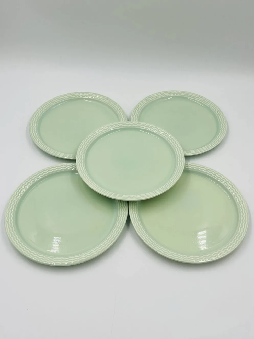 Lot de 5 assiettes à dessert Villeroy & Boch Ondine