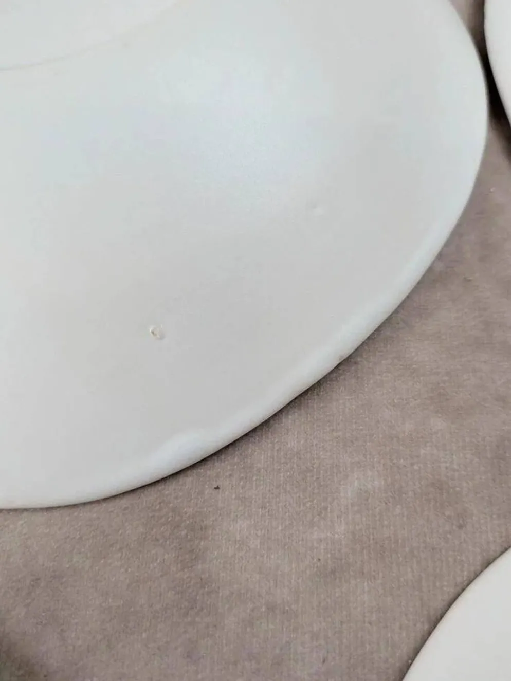 Lot de 11 assiettes à dessert vintage Niderviller – années 70 – style Capron Vallauris