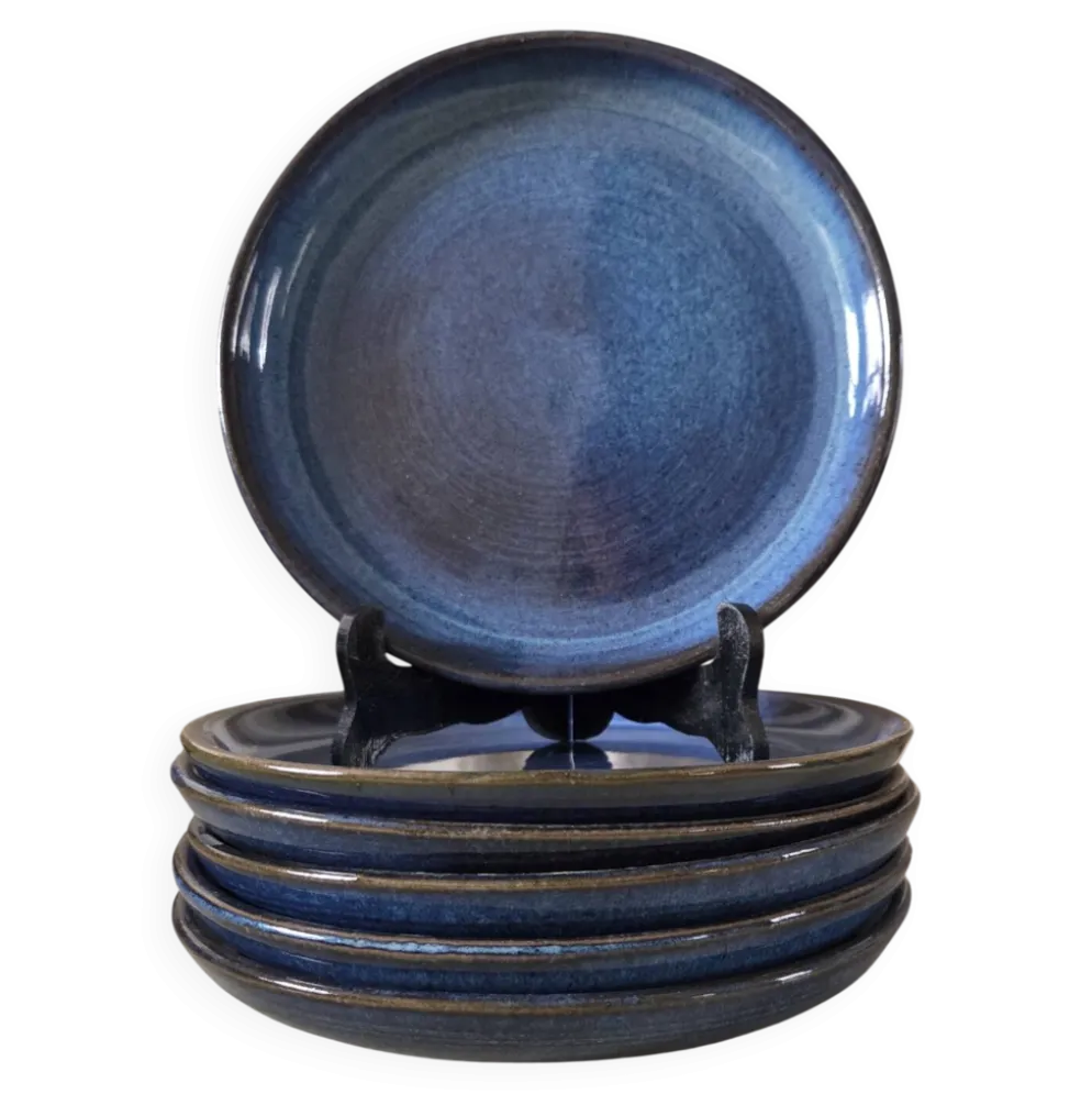 Lot de 6 assiettes en céramique