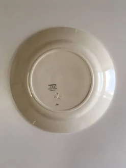 Lot de 6 assiettes en faïence vintage - années 1940-1950