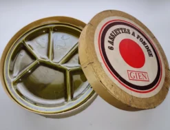 Lot de 6 assiettes à fondue Gien