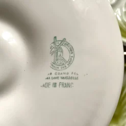 Lot de 10 assiettes à huitres Moulin de Loups