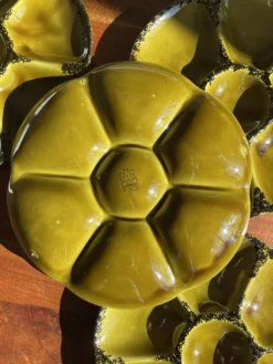 Lot de 6 assiettes à huîtres Gien