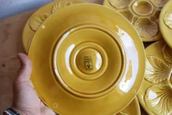 Lot de 8 assiettes à huîtres Proceram