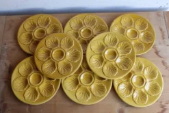 Lot de 8 assiettes à huîtres Proceram