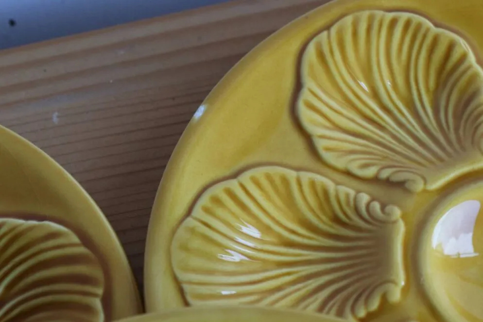 Lot de 8 assiettes à huîtres Proceram