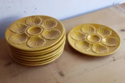 Lot de 8 assiettes à huîtres Proceram