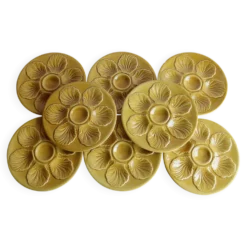 Lot de 8 assiettes à huîtres Proceram