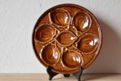Lot de 6 assiettes à huîtres Saint-Clément- 4589