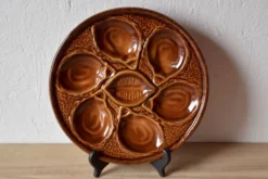 Lot de 6 assiettes à huîtres Saint-Clément- 4589