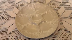 Lot de 6 assiettes à huîtres vintage
