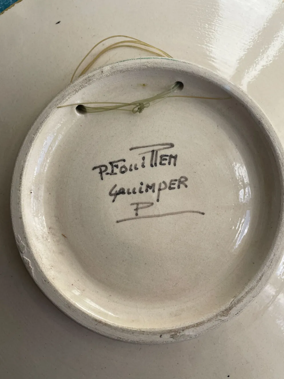 Lot de 2 assiettes Paul Fouillen