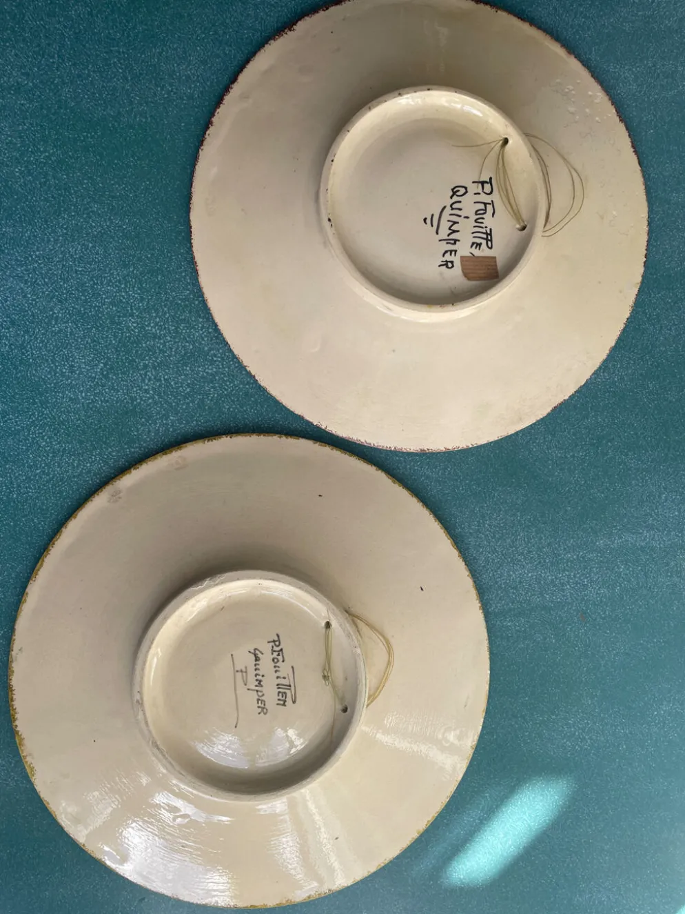Lot de 2 assiettes Paul Fouillen