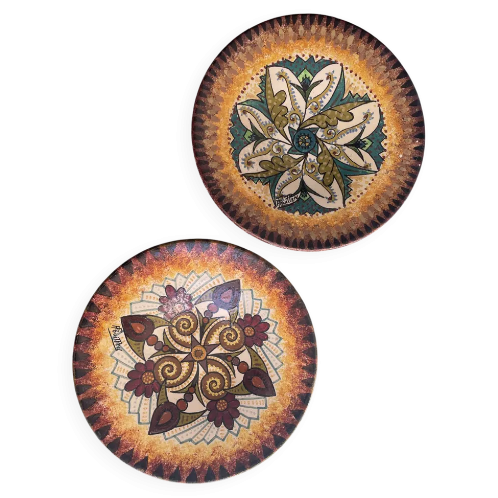 Lot de 2 assiettes Paul Fouillen